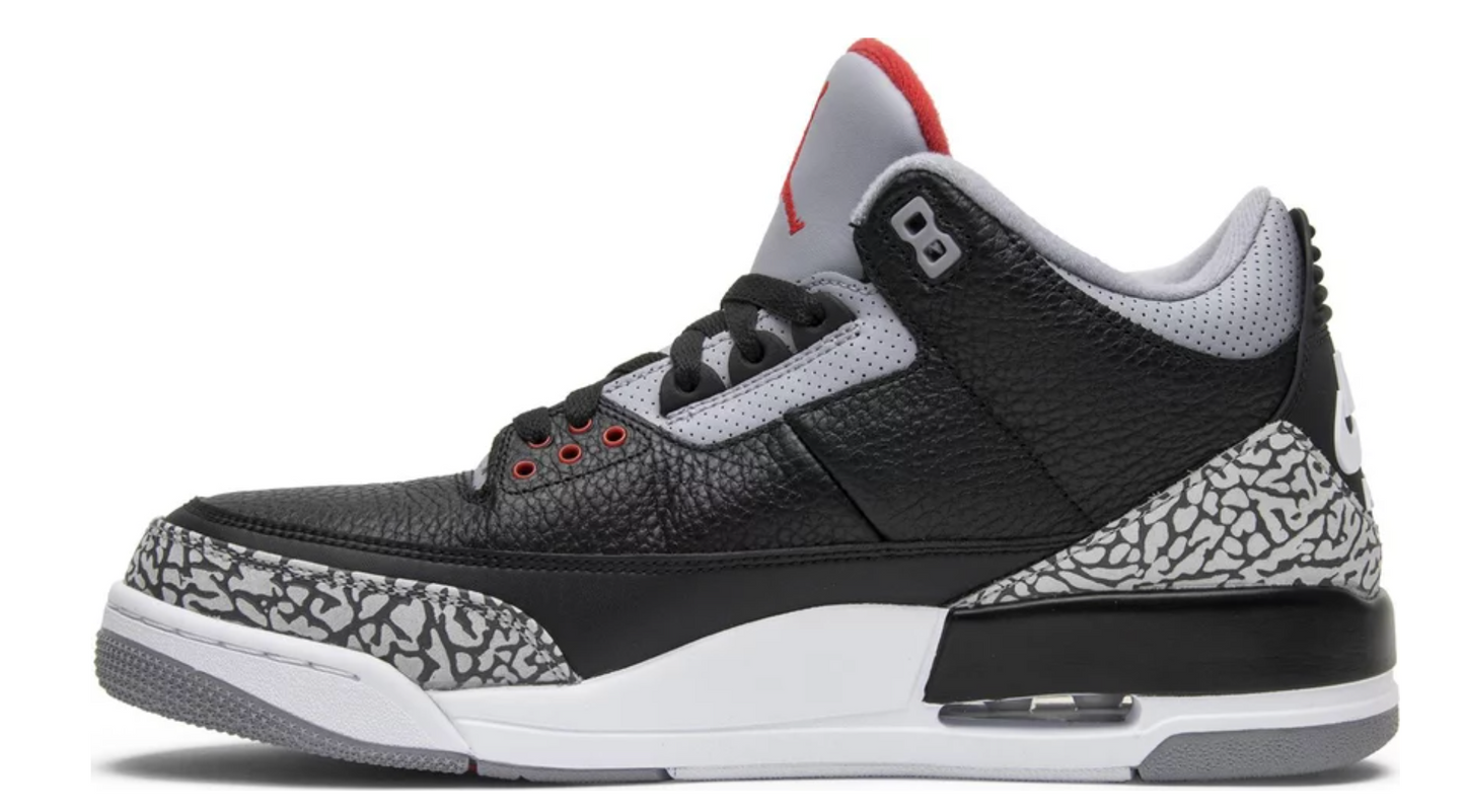 Basketball Shoes 3 Retro Black Cement