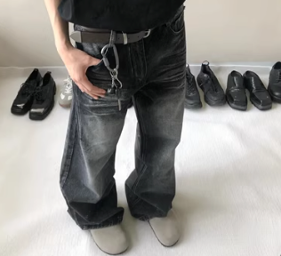 Washed Black Jeans