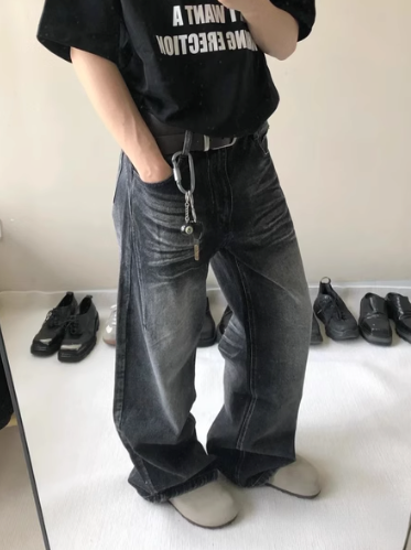 Washed Black Jeans