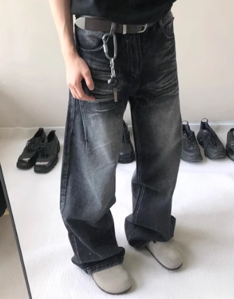 Washed Black Jeans