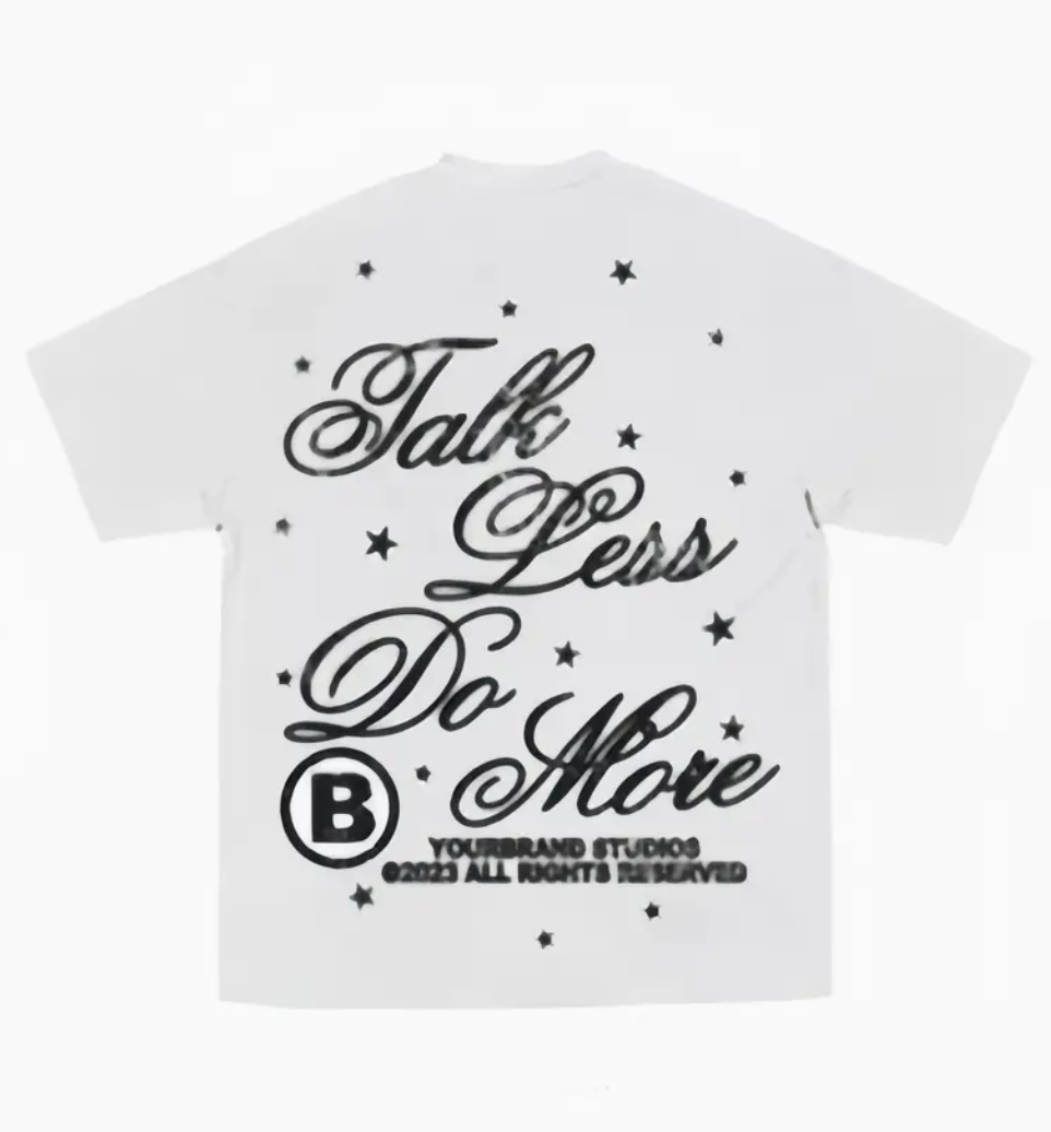 Talk Less Do More Mens Graphic Tee