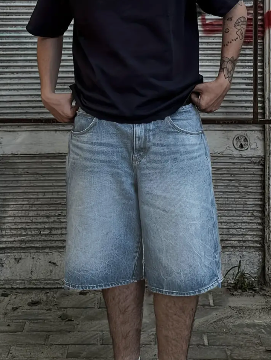 Embroidered Mens "Star Jorts"