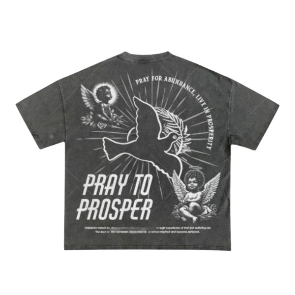 PRAY TO PROSPER T-SHIRT - SN4KE CLOTHING